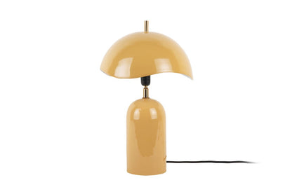 Luxusbetten24 Tischlampe Madeira Designleuchte aus Eisen mit Wellenschirm