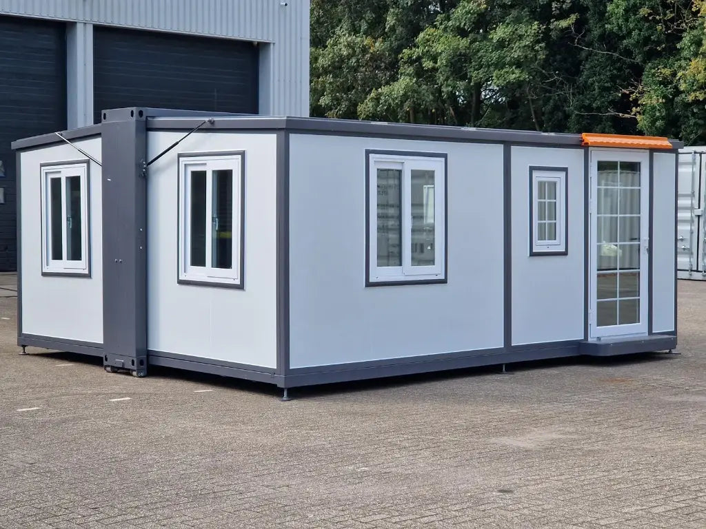 Mobile Wohneinheit 28 m² Büro‑Modul – Minimalistisch, Nachhaltig, Flexibel Komplett