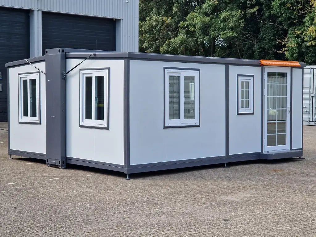Mobile Wohneinheit 28 m² Büro‑Modul – Minimalistisch, Nachhaltig, Flexibel Komplett
