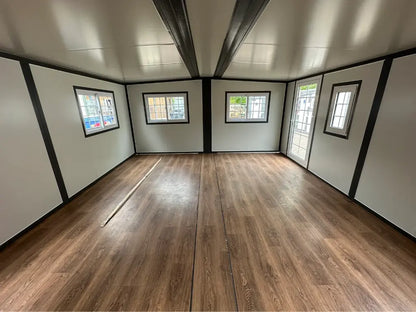 Stahlworks 2024 Mobile Wohneinheit Containerhaus 6,5 m³ mit Doppelglasfenstern