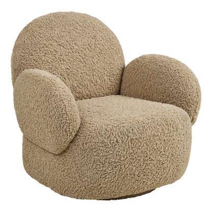 Bloomingville MINI Alvenia Lounge Sessel Bouclé-Look Beige Wohnzimmer
