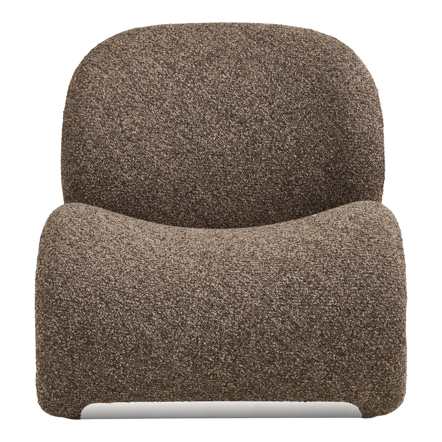 Bloomingville MINI Lounge Sessel Eirvona Kuscheliger Look, Dunkel Braun