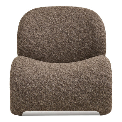 Bloomingville MINI Lounge Sessel Eirvona Kuscheliger Look, Dunkel Braun