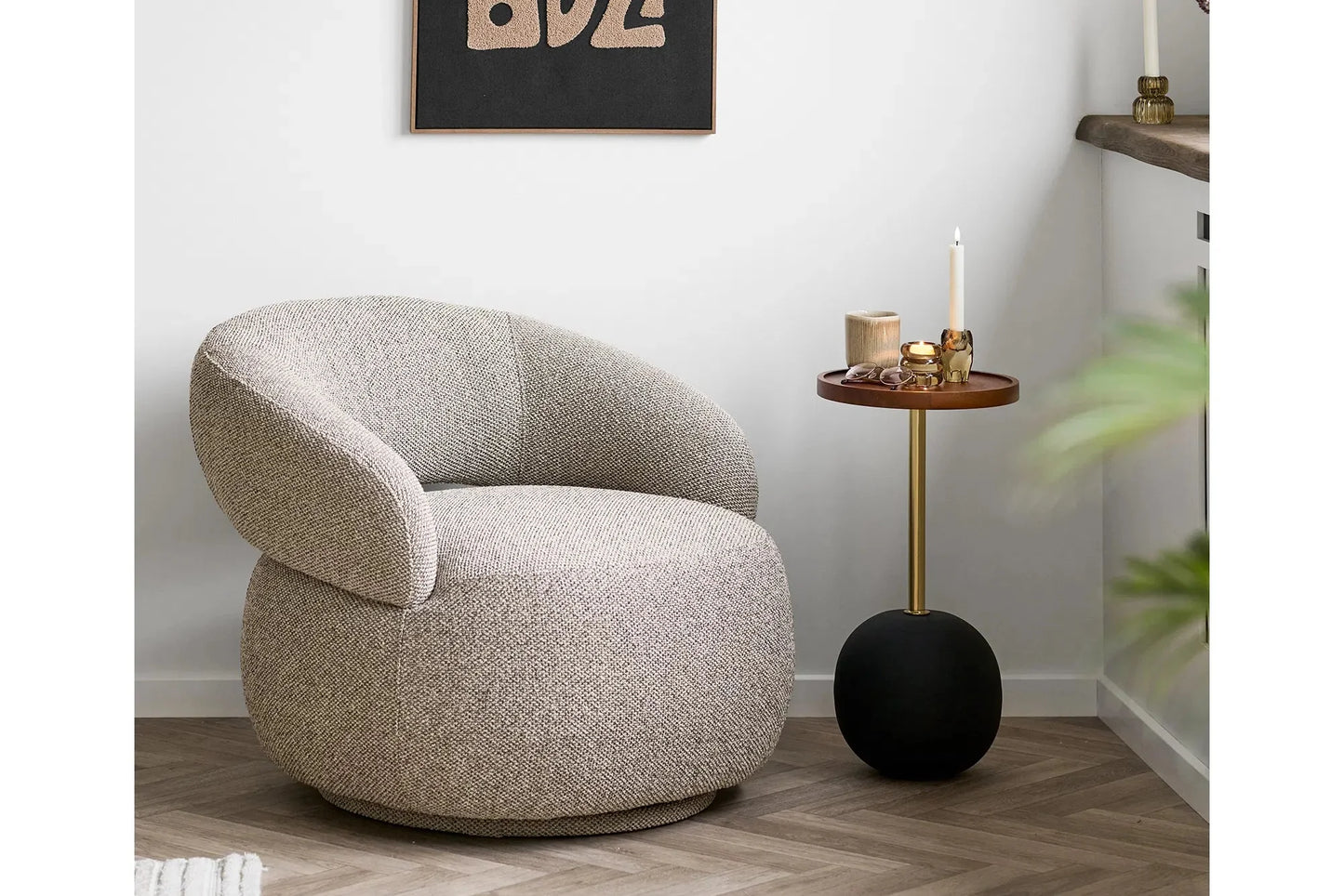 Lounge Sessel Skandorin - Sand
