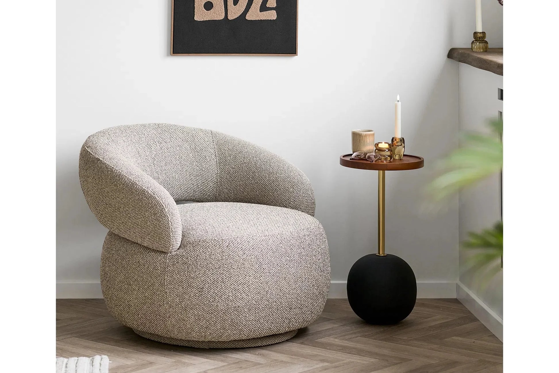Lounge Sessel Skandorin - Sand