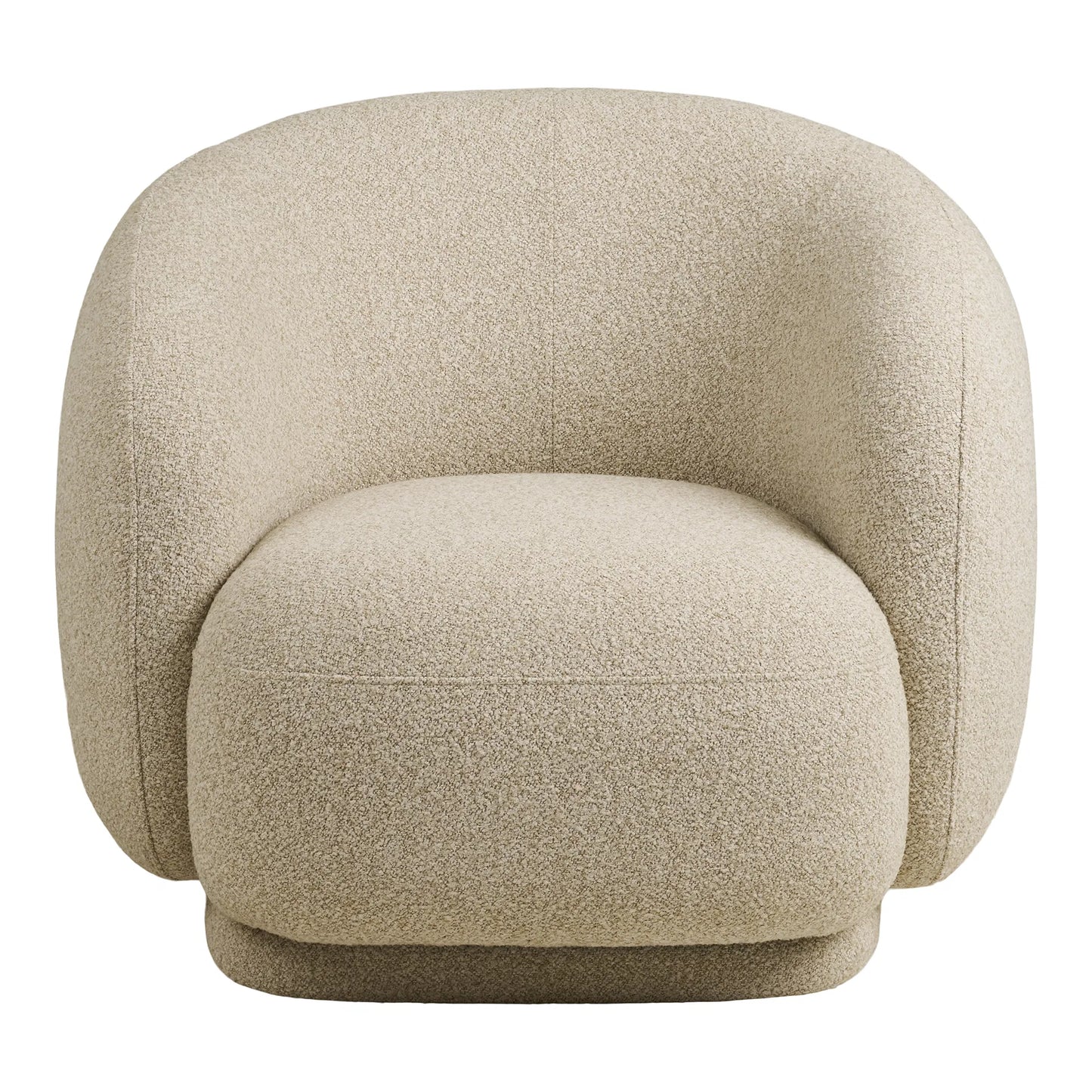 Bloomingville MINI Lounge Sessel Lunavik – Sand – Niedrige Rückenlehne
