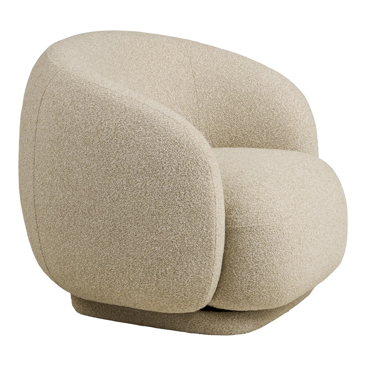 Bloomingville MINI Lounge Sessel Lunavik – Sand – Niedrige Rückenlehne