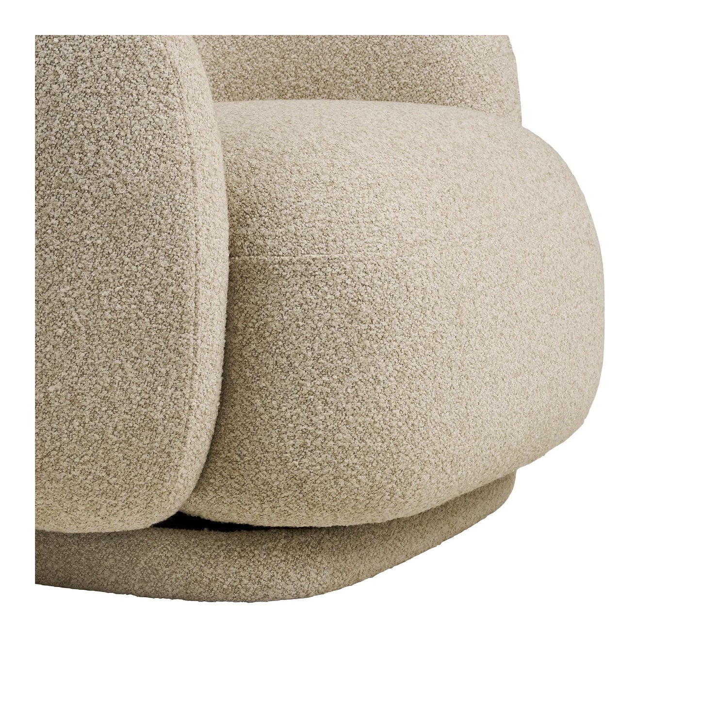 Bloomingville MINI Lounge Sessel Lunavik – Sand – Niedrige Rückenlehne
