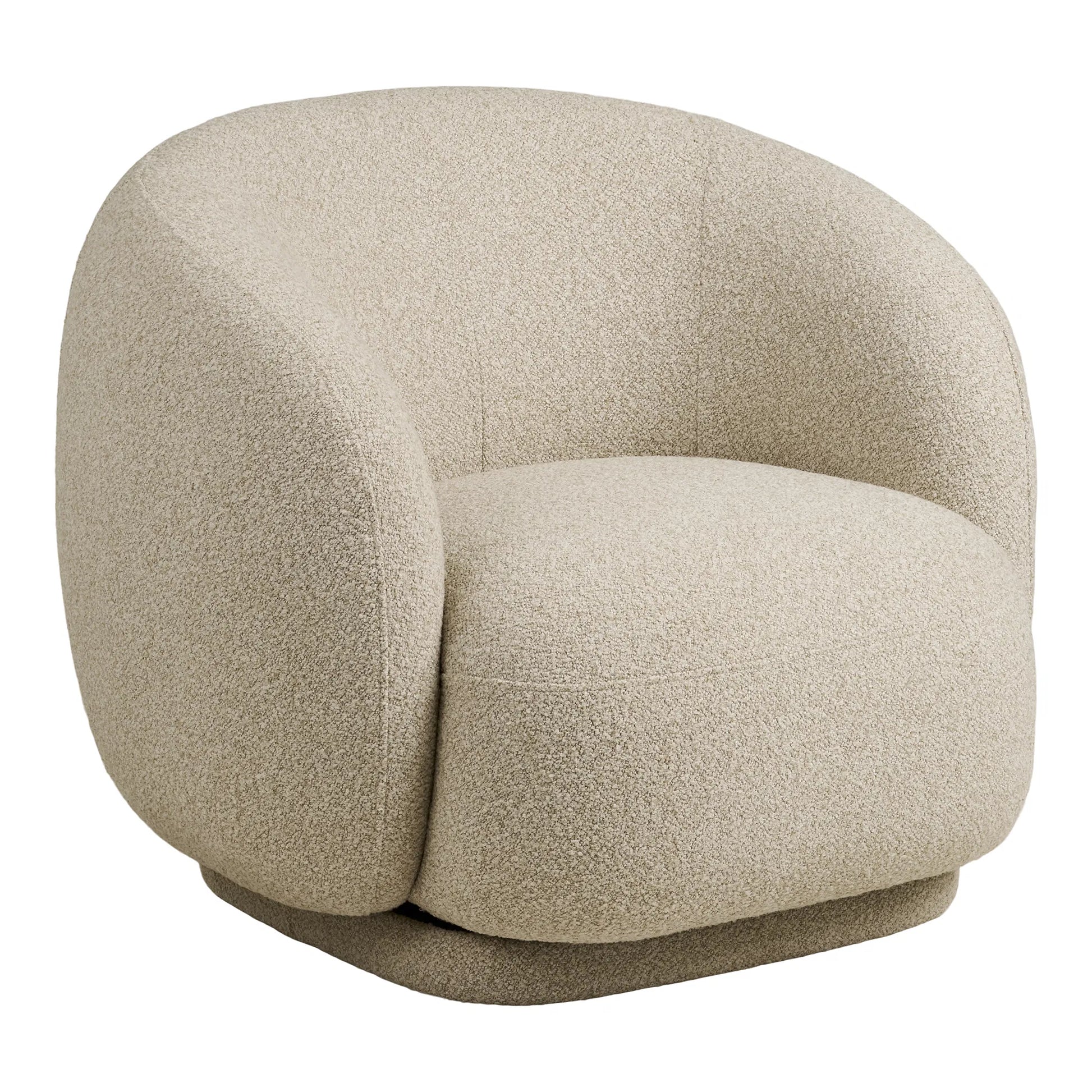 Bloomingville MINI Lounge Sessel Lunavik – Sand – Niedrige Rückenlehne