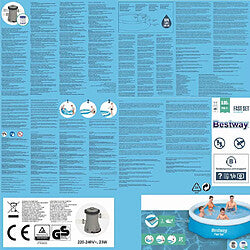 Bestway Fast Set 305x76 cm Piscina Autoportante Tritech Azul