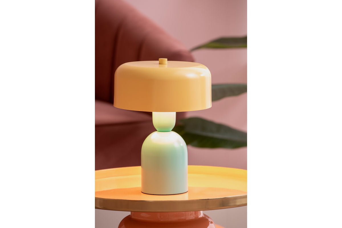 Tischlampe Monaco – Edle Künstlerische Eisenlampe, Bunte Mehrfarbige Varianten