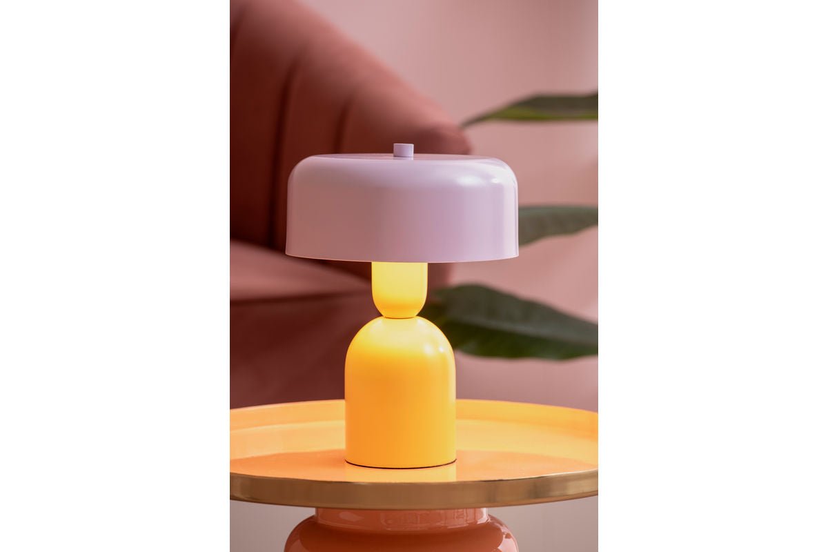 Tischlampe Monaco – Edle Künstlerische Eisenlampe, Bunte Mehrfarbige Varianten
