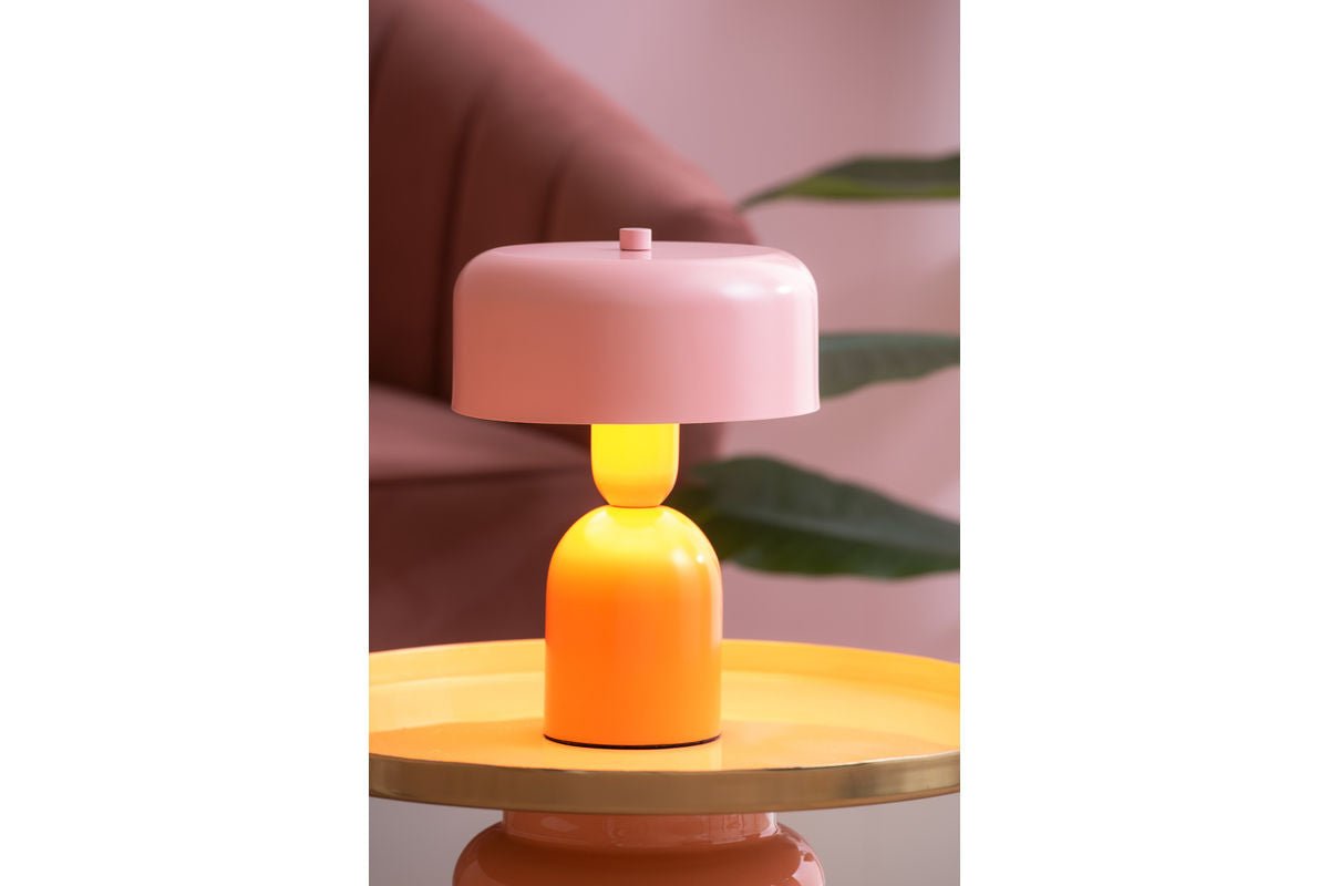 Tischlampe Monaco – Edle Künstlerische Eisenlampe, Bunte Mehrfarbige Varianten