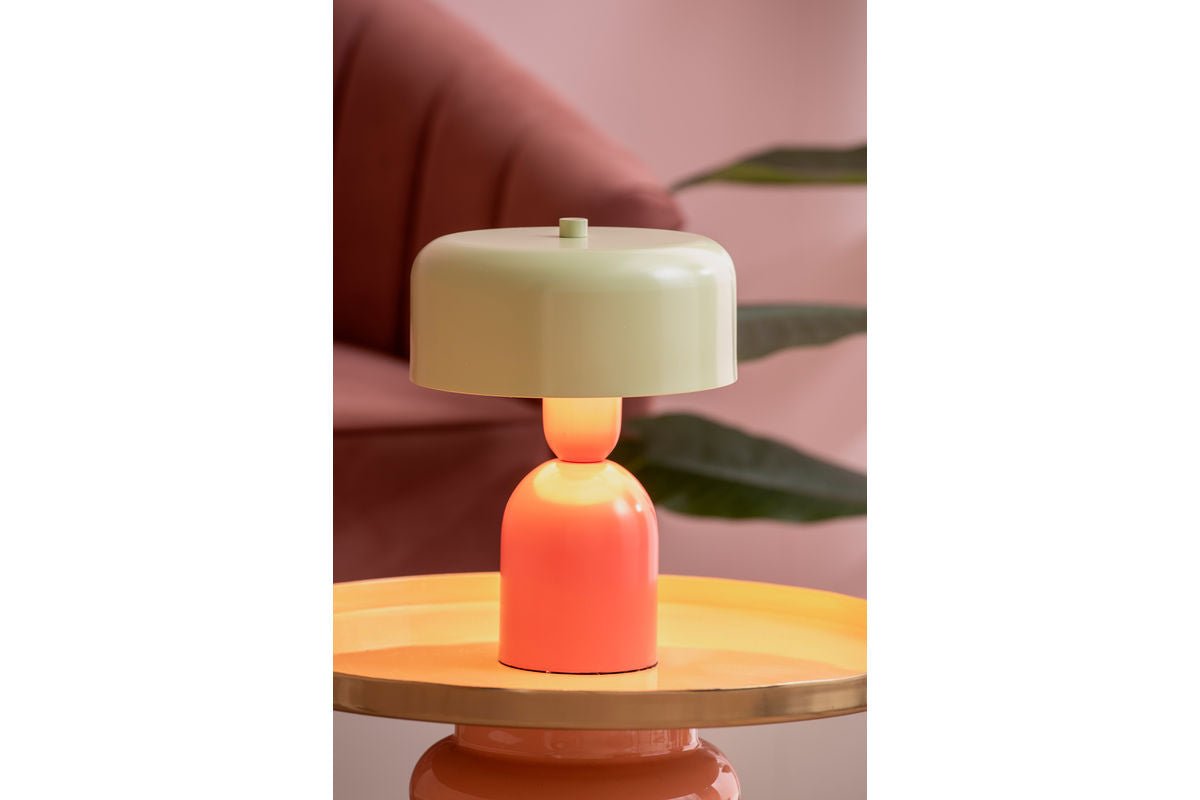 Tischlampe Monaco – Edle Künstlerische Eisenlampe, Bunte Mehrfarbige Varianten