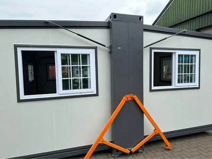 Stahlworks 2024 Mobile Wohneinheit Containerhaus 6,5 m³ mit Doppelglasfenstern
