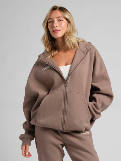Comfrt Cloud Zip Oversized Hoodie