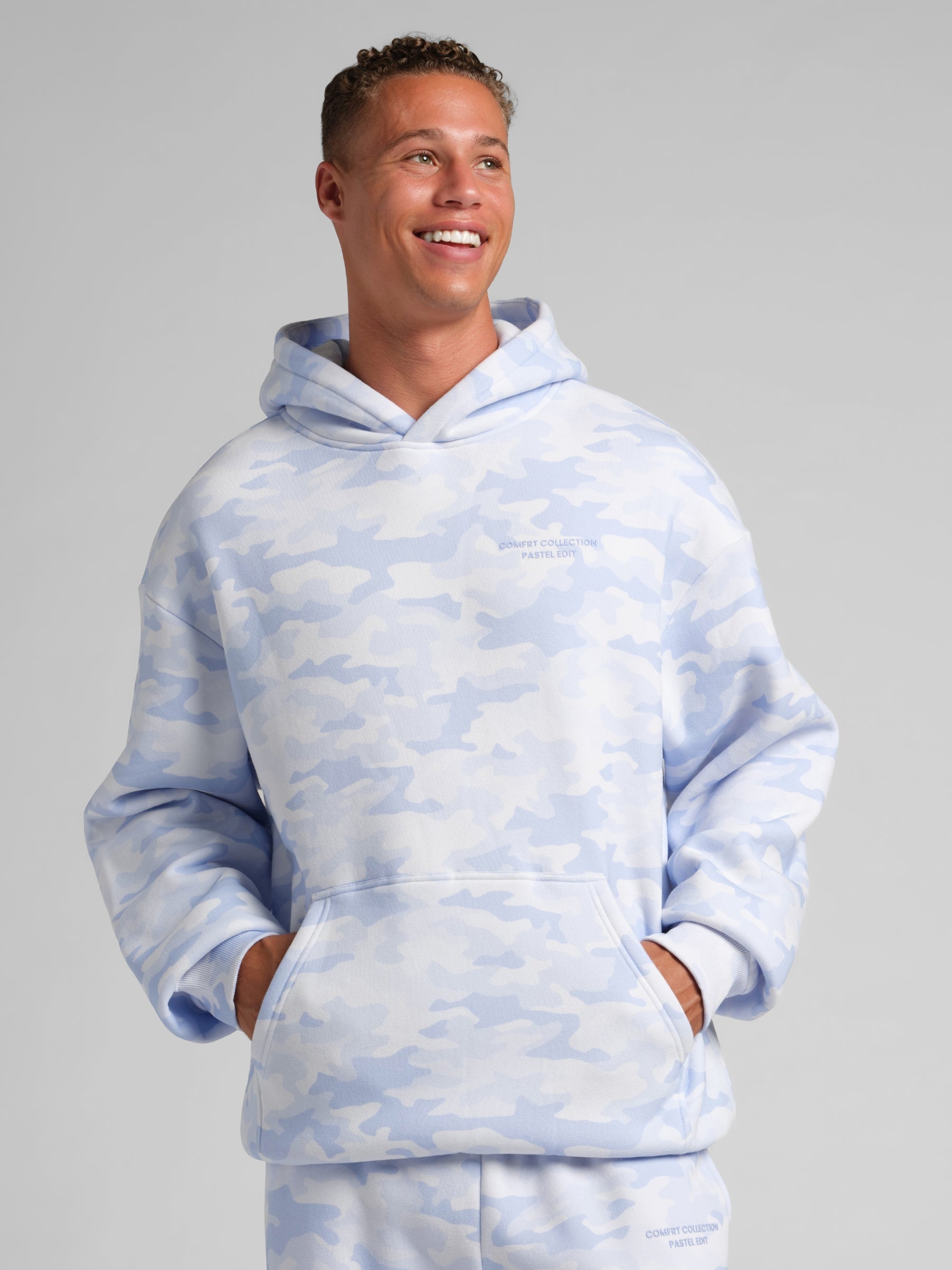 Comfrt Camo Kapuzenpullover Schweres Weiches Camouflage Design Unisex