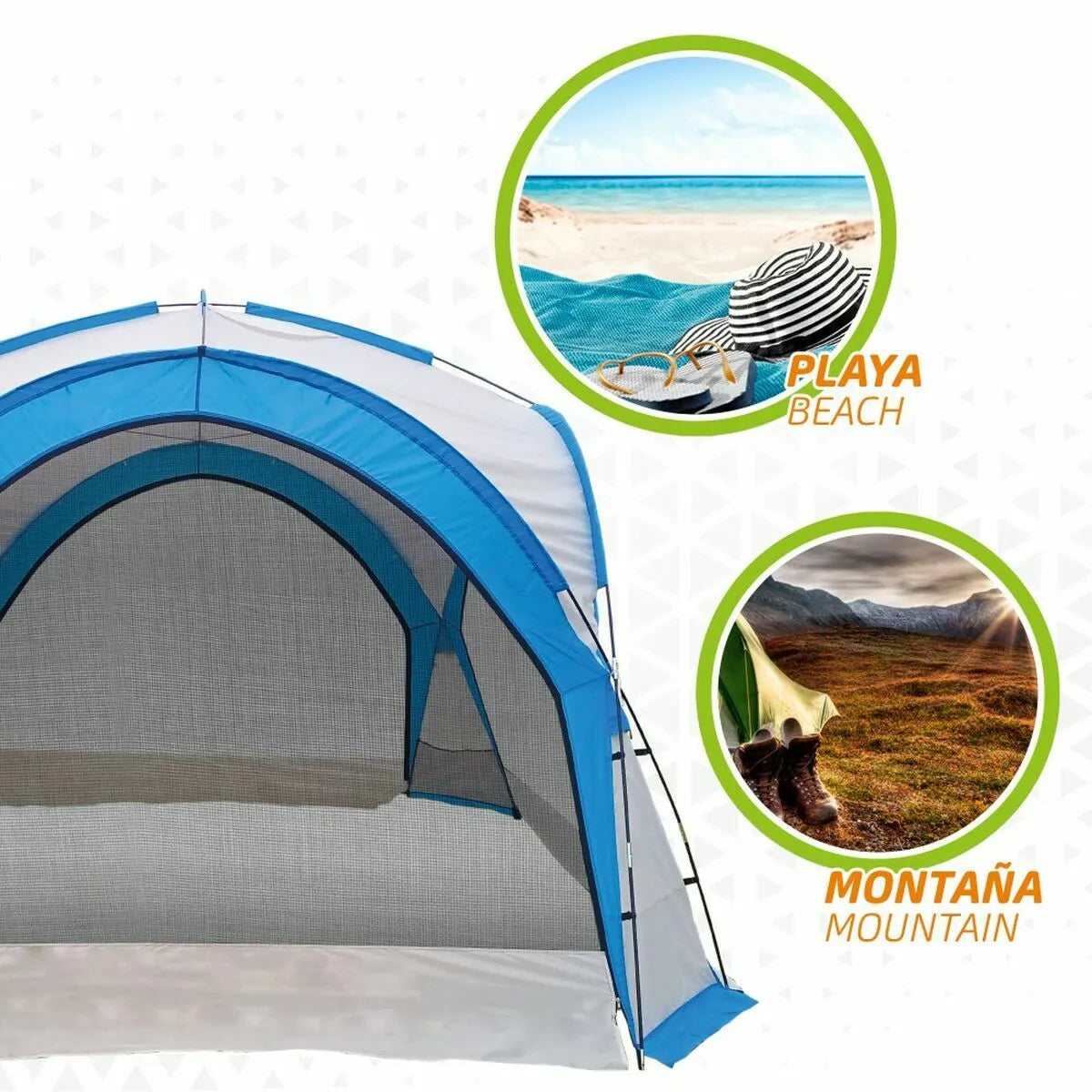 Aktive Tenda Playa Mosquitera Fibra de Vidrio 350x260x350 cm
