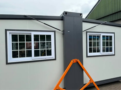 Stahlworks 2024 Mobile Wohneinheit Containerhaus 6,5 m³ mit Doppelglasfenstern