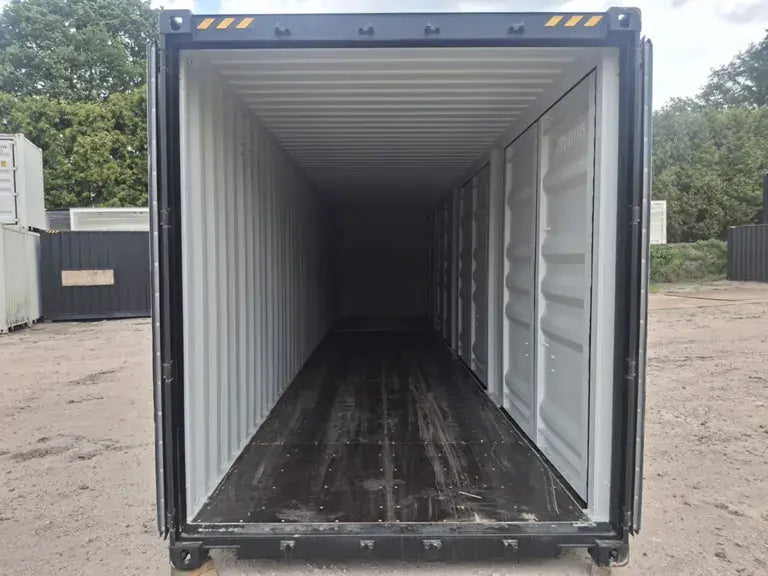 Rhino-Cross-Containers 2025 Contenitore High Cube 40ft Nero 4 Porte