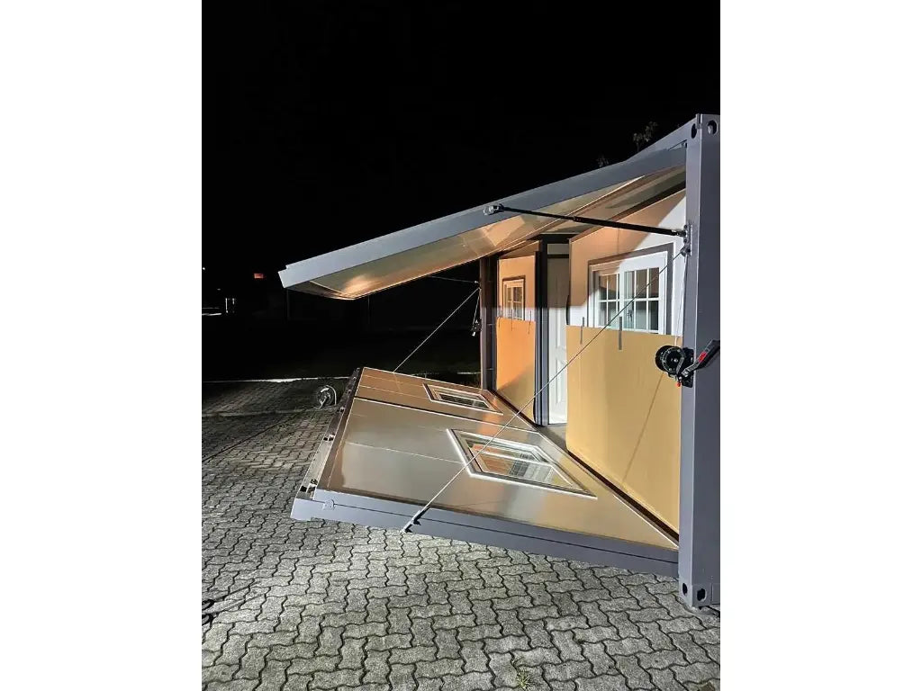 Kompakte Tiny House Basis Fixe 5,80 m × 2,00 m × 2,50 m, mit großer Wohnfläche