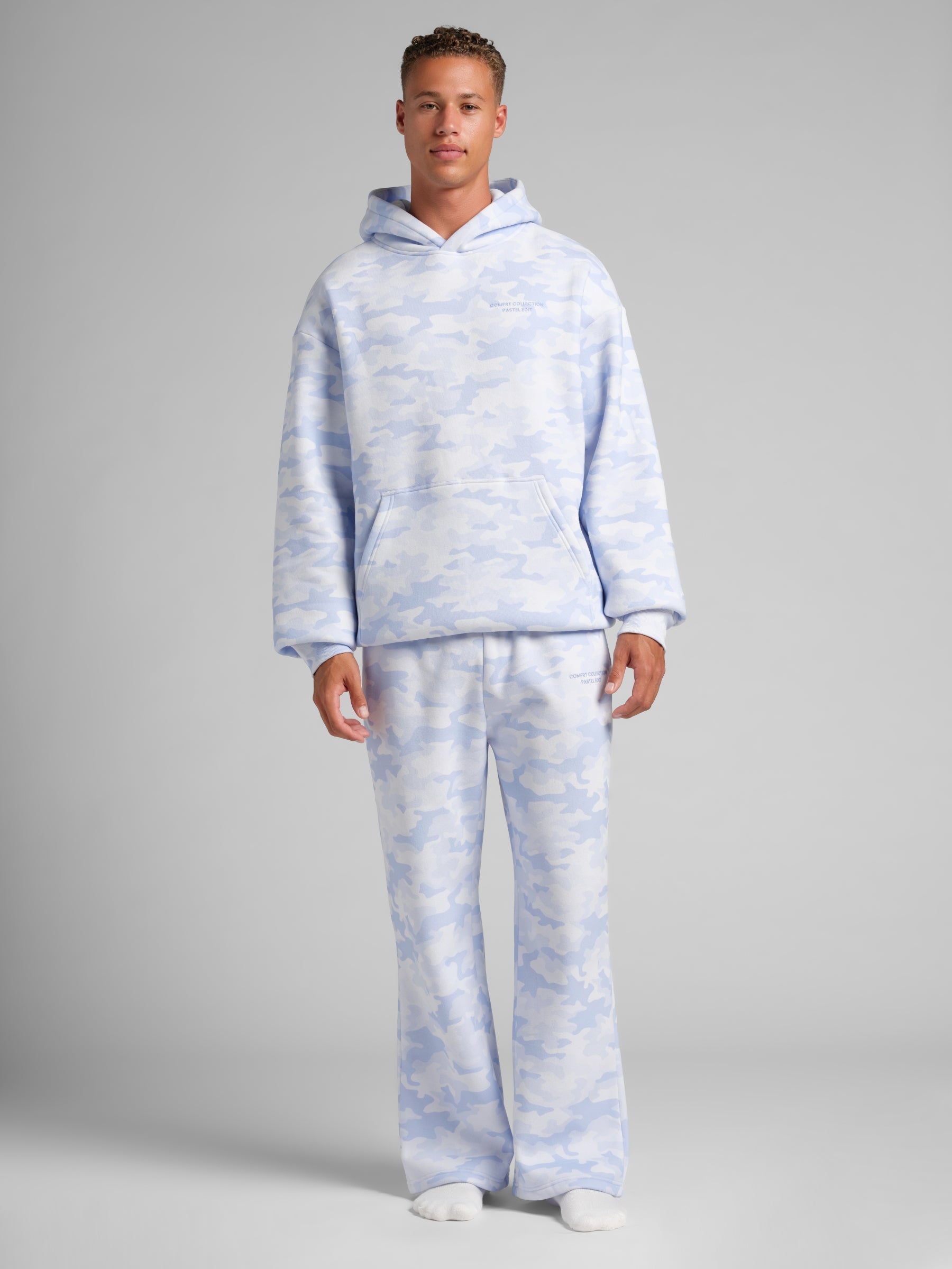 Comfrt Camo Kapuzenpullover Schweres Weiches Camouflage Design Unisex