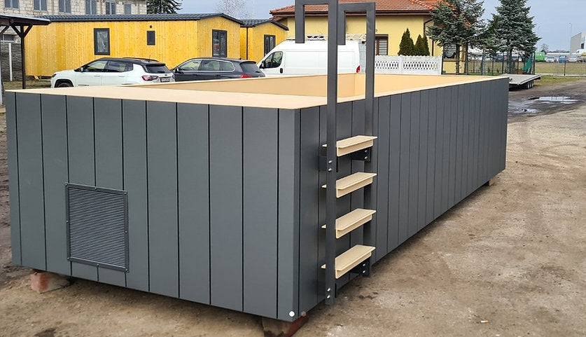Schwimmbadbehälter aus Polypropylen 6,5 x 2,6 m-Neu
