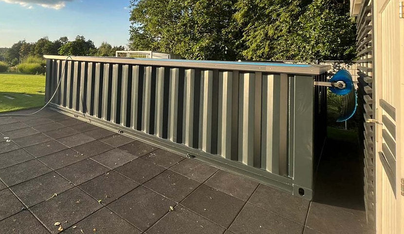 Containerschwimmbecken 6,2 m x 2,5 m Gebrauchsfertig Komfortpaket Neu