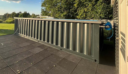 Containerschwimmbecken 6,2 m x 2,5 m Gebrauchsfertig Komfortpaket Neu