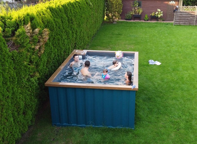 Container Spa Pool 3,0 x 2,5 m mit Whirlpool Komfortpaket
