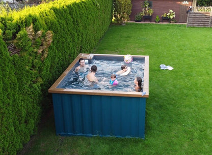 Container Spa Pool 3,0 x 2,5 m mit Whirlpool Komfortpaket