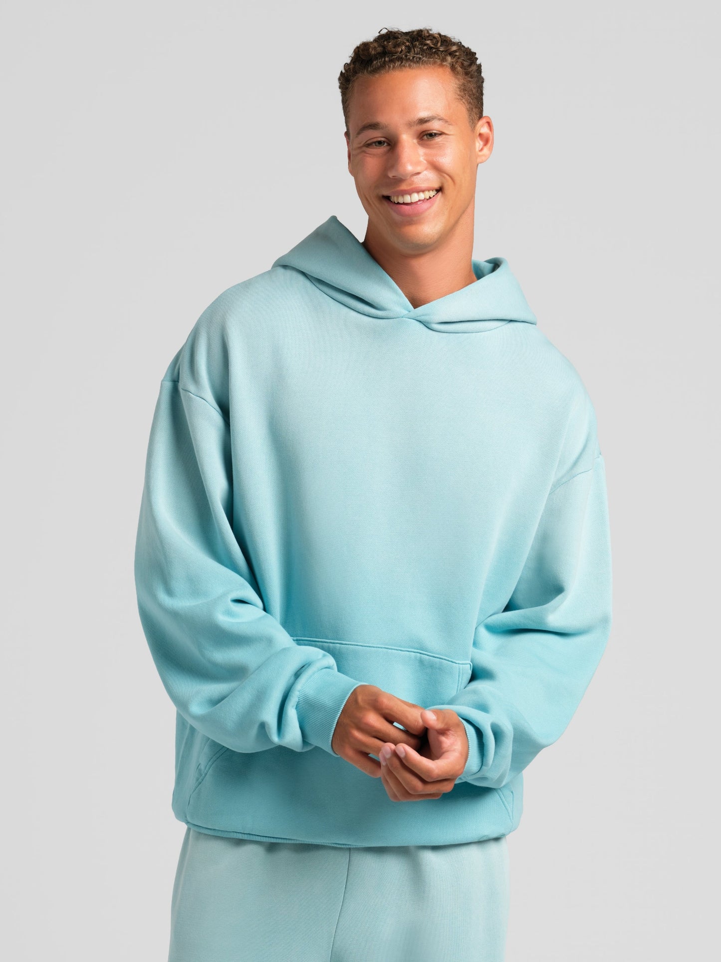 Comfrt Sunwashed Hoodie 100% Baumwolle Oversized Garment Dyed Sommer
