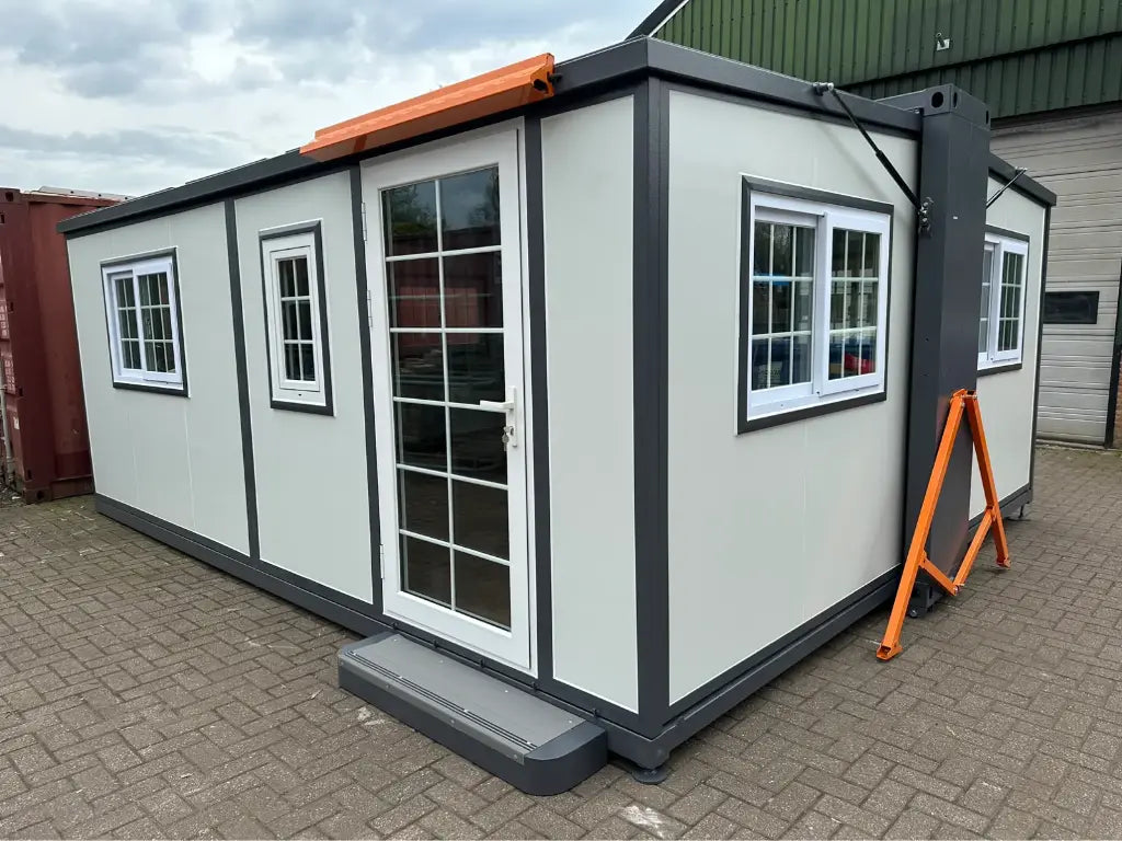 Stahlworks 2024 Mobile Wohneinheit Containerhaus 6,5 m³ mit Doppelglasfenstern