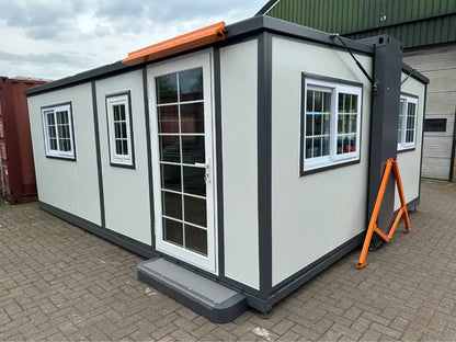 Stahlworks 2024 Mobile Wohneinheit Containerhaus 6,5 m³ mit Doppelglasfenstern