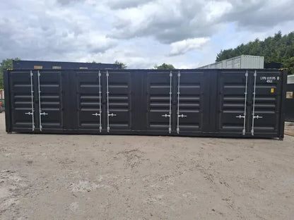Rhino-Cross-Containers 2025 Contenitore High Cube 40ft Nero 4 Porte
