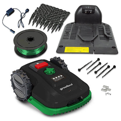 Greatland Robot Cortacésped 20V con Cable Perimetral 900 m² 18 cm