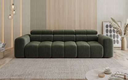 Designer Sofa 3 Sitzer Mia in Chenille