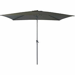 Alizé Parasol Rectangular de Aluminio Gris 3 x 2 m