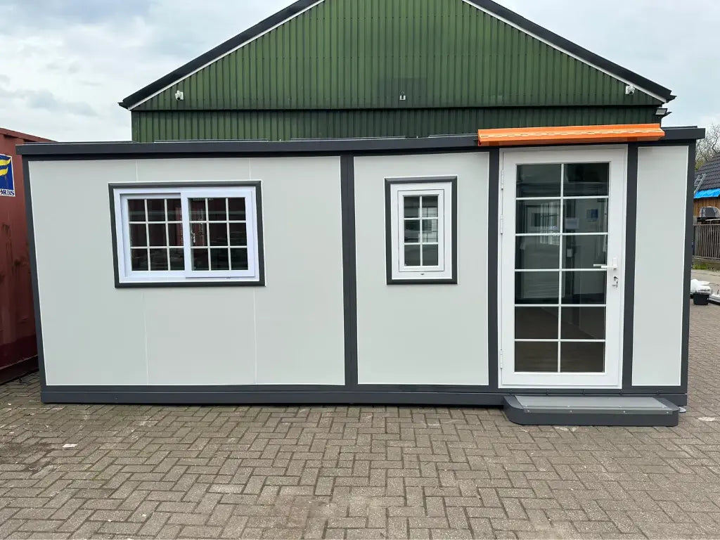 Stahlworks 2024 Mobile Wohneinheit Containerhaus 6,5 m³ mit Doppelglasfenstern
