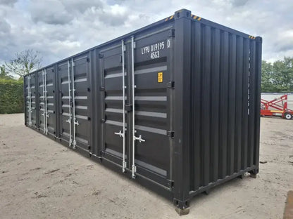 Rhino-Cross-Containers 2025 Contenitore High Cube 40ft Nero 4 Porte