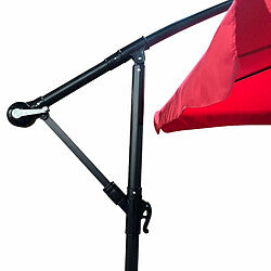 Akord Parasol de Jardín Octogonal Rojo 245×245 cm