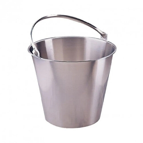 Jantex Cubo De Acero Inoxidable Con Asa - 12L