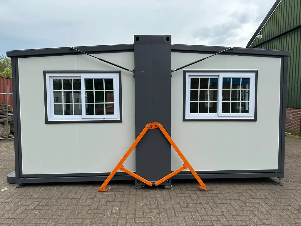 Stahlworks 2024 Mobile Wohneinheit Containerhaus 6,5 m³ mit Doppelglasfenstern