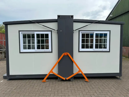 Stahlworks 2024 Mobile Wohneinheit Containerhaus 6,5 m³ mit Doppelglasfenstern