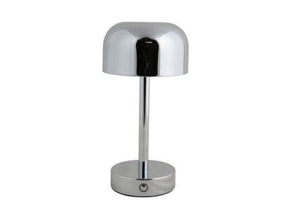 Luxusbetten24 Lumé Tischlampe – Moderner LED-Stil in Gold & Silber