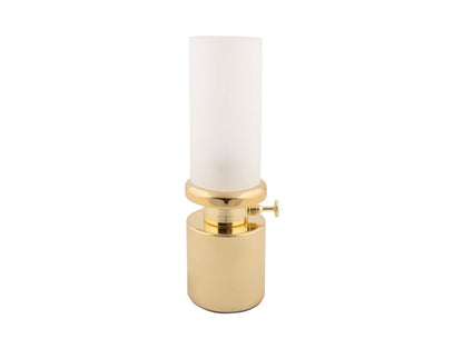 Luxusbetten24 Eldra Tischlampe mit LED in Modernem Chrom