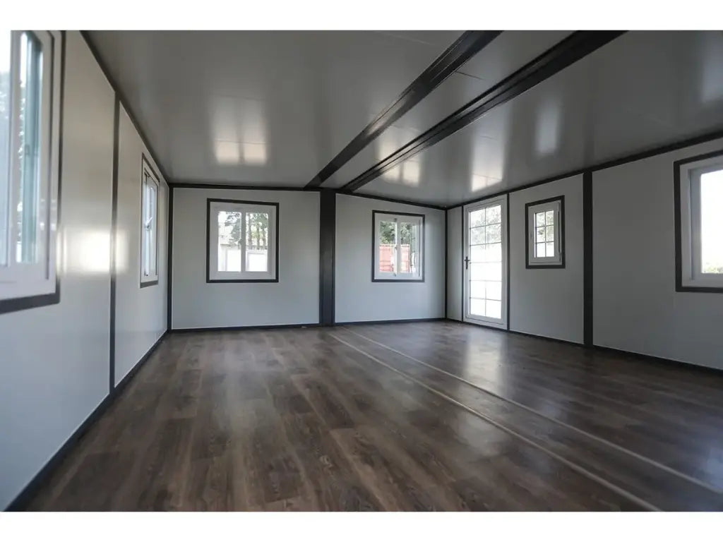 Mobile Wohneinheit 28 m² Büro‑Modul – Minimalistisch, Nachhaltig, Flexibel Komplett