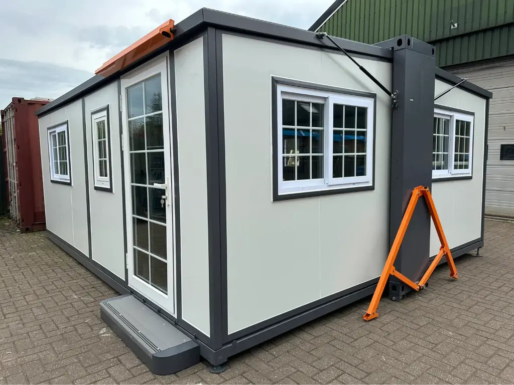 Stahlworks 2024 Mobile Wohneinheit Containerhaus 6,5 m³ mit Doppelglasfenstern