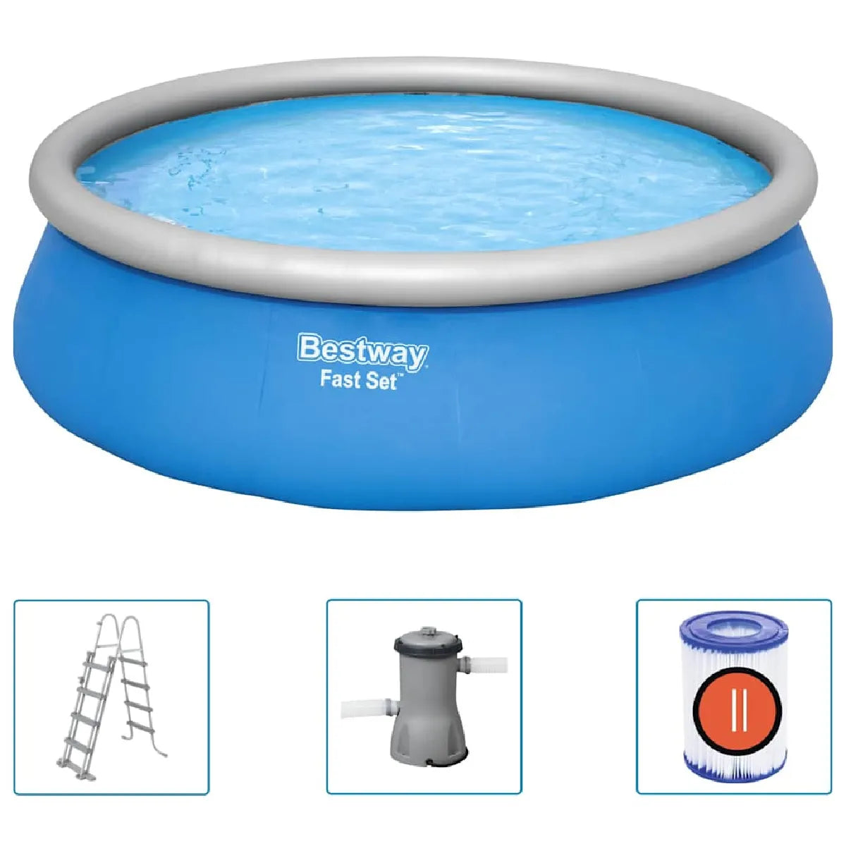 Bestway Fast Set Piscina Tritech 457 x 122 cm