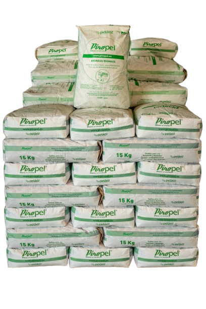 Piropel Hueso de Aceituna Certificado 70 Sacos 1050 kg